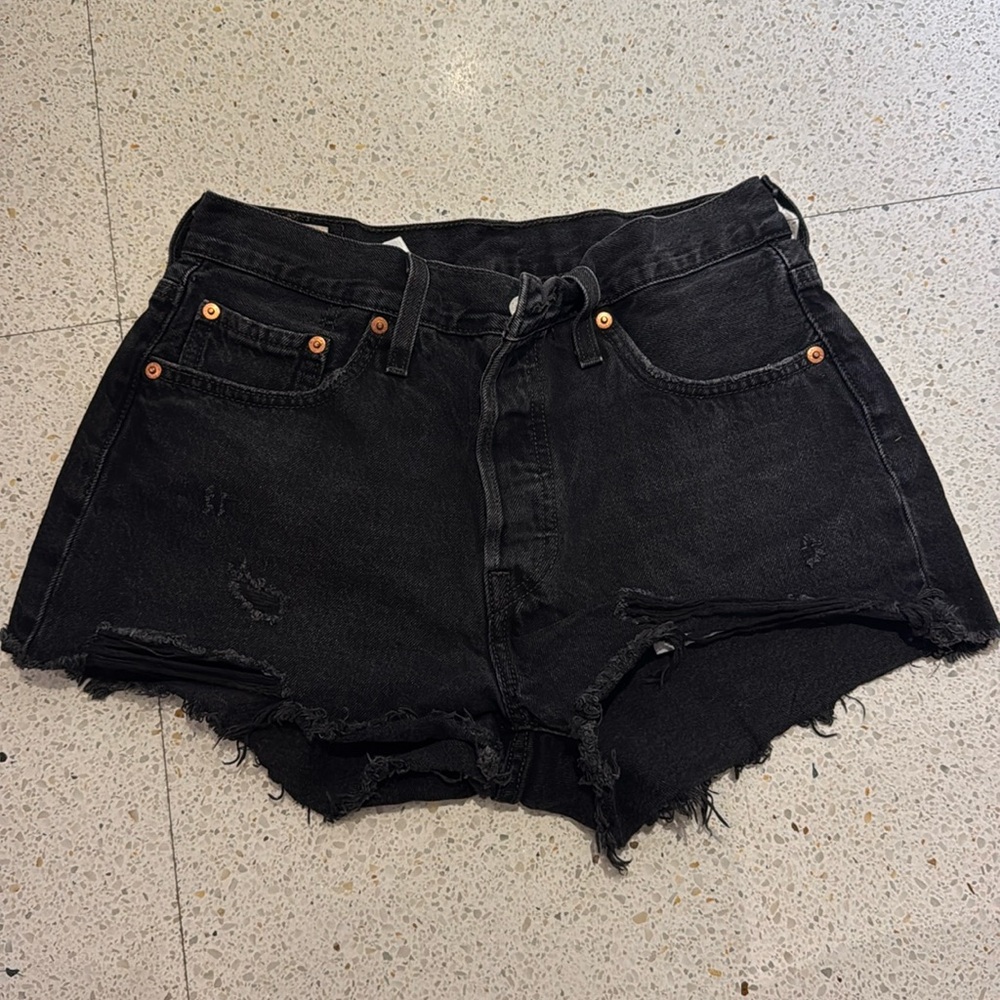 Levi’s 501 Denim Shorts - Black